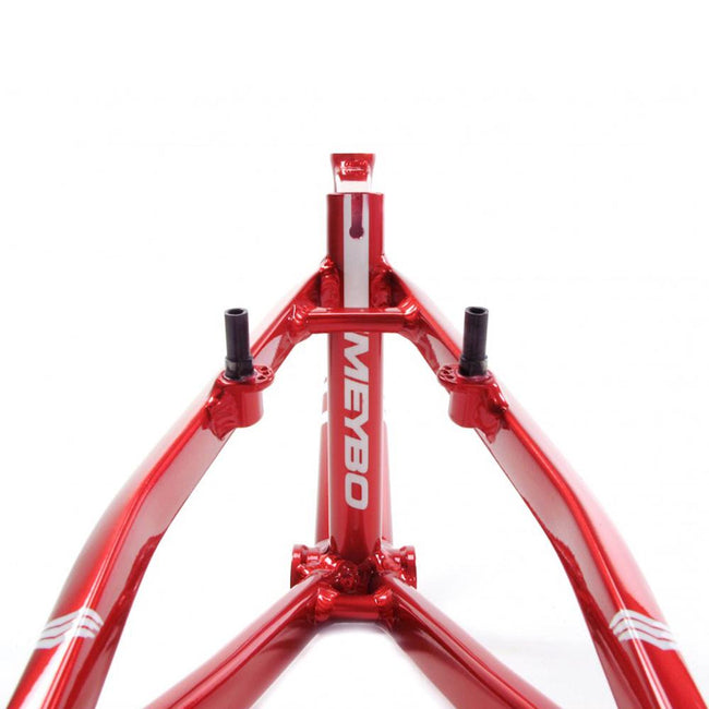 Meybo Holeshot Alloy BMX Race Frame-Red/White - 4