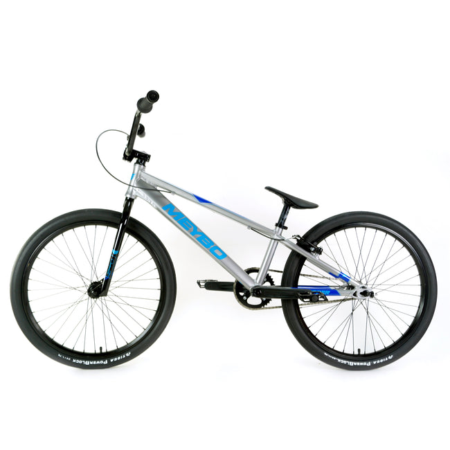 Meybo Clipper Cruiser 24&quot; BMX Race Bike-Grey/Blue/Cyan - 2