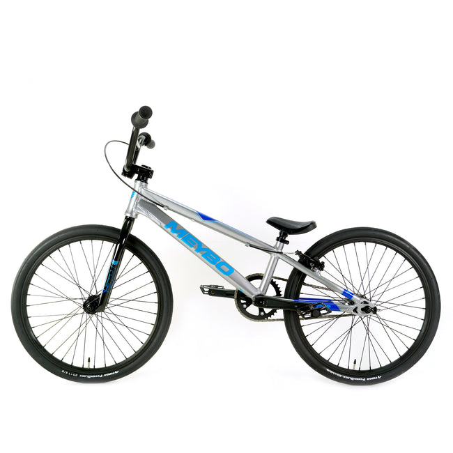 Meybo Clipper Expert BMX Race Bike-Grey/Blue/Cyan - 2