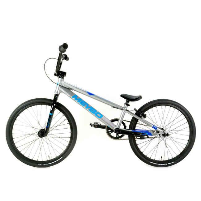 Meybo Clipper Expert XL BMX Race Bike-Grey/Blue/Cyan - 2