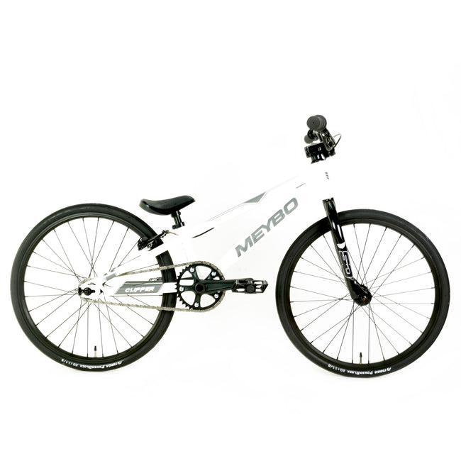 Meybo Clipper Mini BMX Race Bike-White/Grey/Black - 1