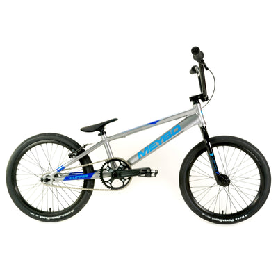 Meybo Clipper Pro XXL BMX Race Bike-Grey/Blue/Cyan