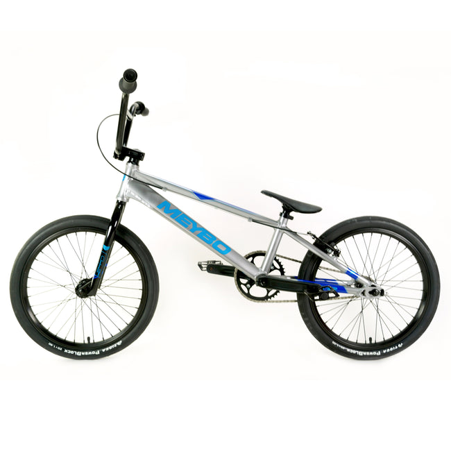 Meybo Clipper Pro BMX Race Bike-Grey/Blue/Cyan - 2