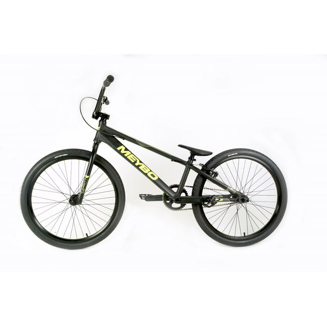 Meybo Clipper Pro Cruiser 24&quot; BMX Race Bike-Matte Black/Matte Lime/Matte Grey - 2