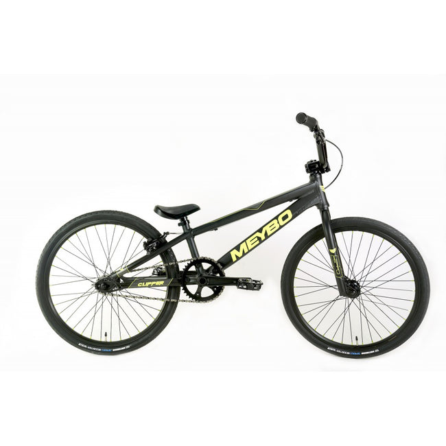 Meybo Clipper Expert BMX Race Bike-Matte Black/Matte Lime/Matte Grey - 1