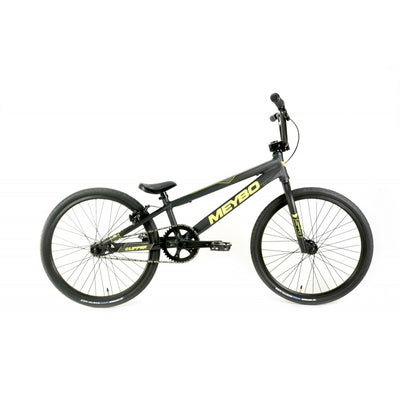 Meybo Clipper Expert XL BMX Race Bike-Matte Black/Matte Lime/Matte Grey