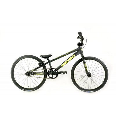 Meybo Clipper Junior BMX Race Bike-Matte Black/Matte Lime/Matte Grey