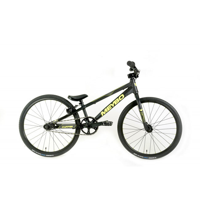 Meybo Clipper Mini BMX Race Bike-Matte Black/Matte Lime/Matte Grey - 1