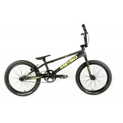 Meybo Clipper Pro XXL 22 BMX Race Bike-Matte Black/Matte Lime/Matte Grey