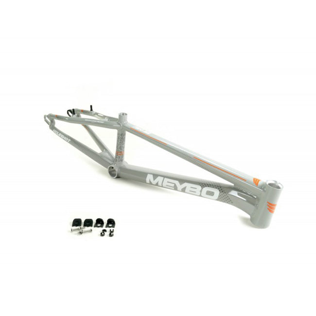 Meybo Holeshot Alloy BMX Race Frame-Grey/White/Orange - 9