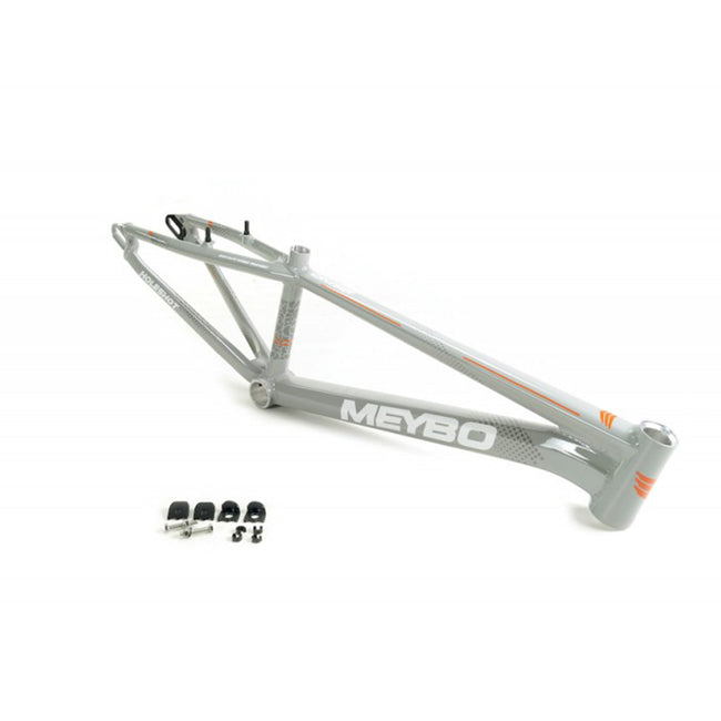 Meybo Holeshot Alloy BMX Race Frame-Grey/White/Orange - 1