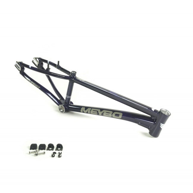 Meybo Holeshot Alloy BMX Race Frame-Purple/Grey/White - 4