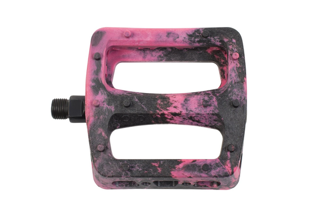 Odyssey Twisted Pro PC Pedals-Ltd Ed Black/Pink Swirl - 5