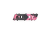 Odyssey Twisted Pro PC Pedals-Ltd Ed Black/Pink Swirl - 7