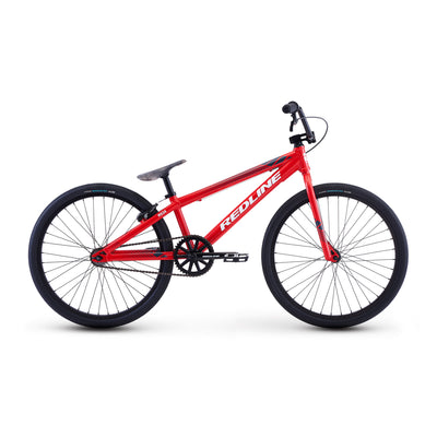 Redline MX 24 Cruiser 24" BMX Race Bike-Bright Red Gloss