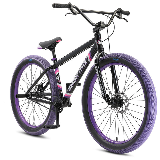 SE Bikes Maniacc Flyer 27.5+&quot; BMX Freestyle Bike-Midnight Black - 2