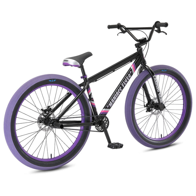 SE Bikes Maniacc Flyer 27.5+&quot; BMX Freestyle Bike-Midnight Black - 3