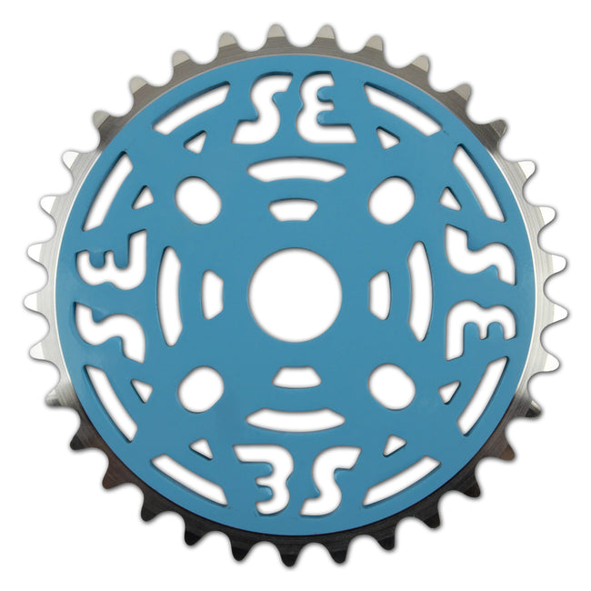 SE Bikes One Piece Alloy Sprocket-Painted Blue - 1