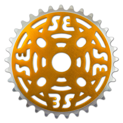 SE Bikes One Piece Alloy Sprocket-Gold