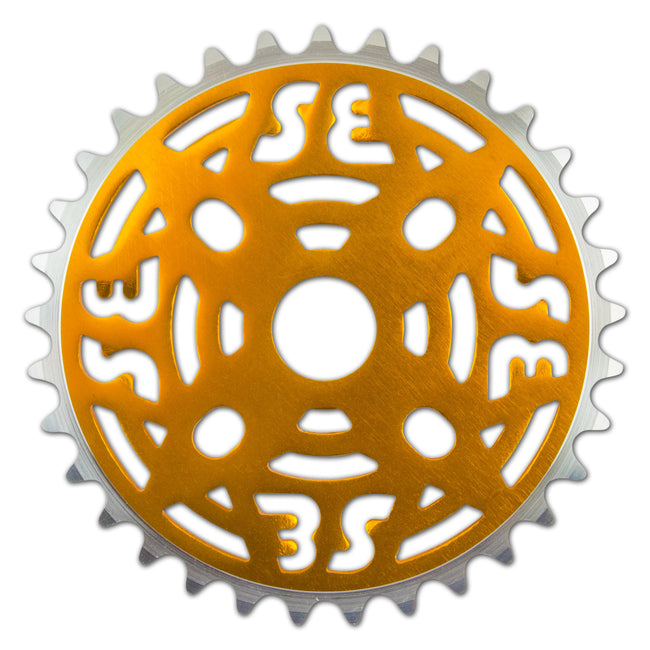 SE Bikes One Piece Alloy Sprocket-Gold - 1