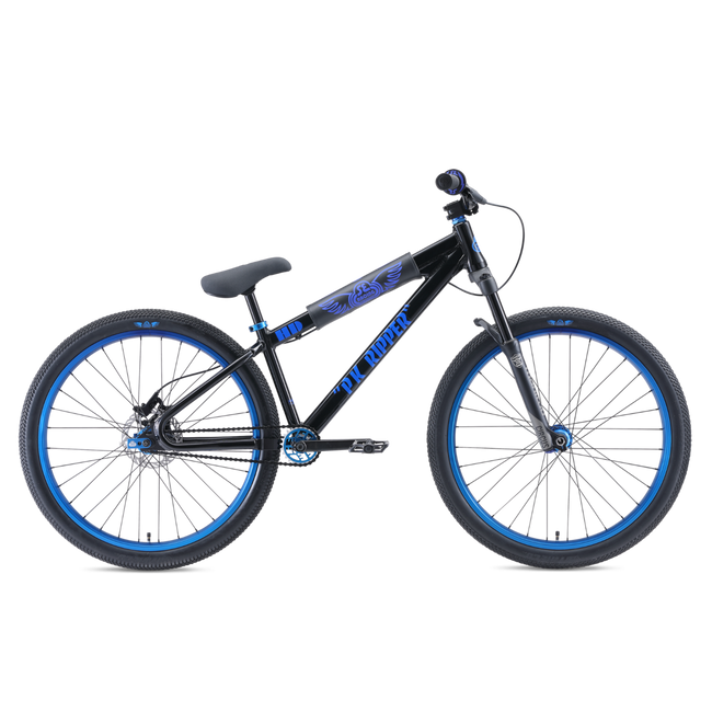 SE Racing DJ Ripper HD 26&quot; BMX Bike-Black/Blue - 1