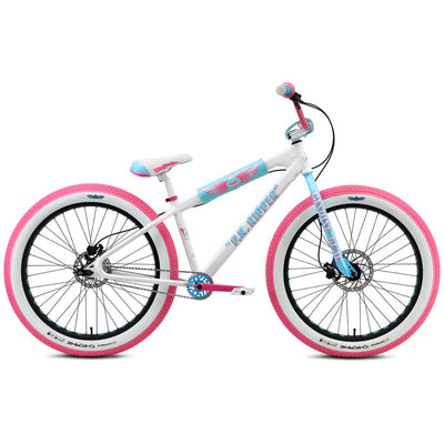 SE Bikes Fat Ripper 26" BMX Freestyle Bike-South Beach White