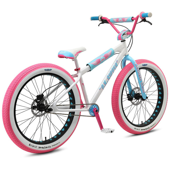 SE Bikes Fat Ripper 26&quot; BMX Freestyle Bike-South Beach White - 3