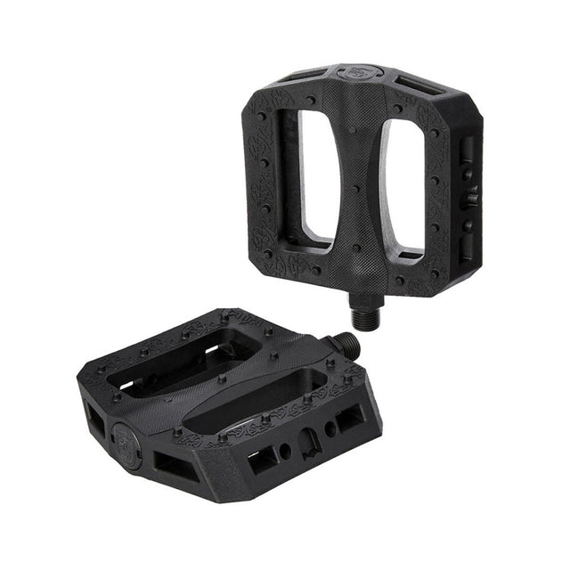 S&amp;M Hoder BTM Platform Pedals-Black - 2