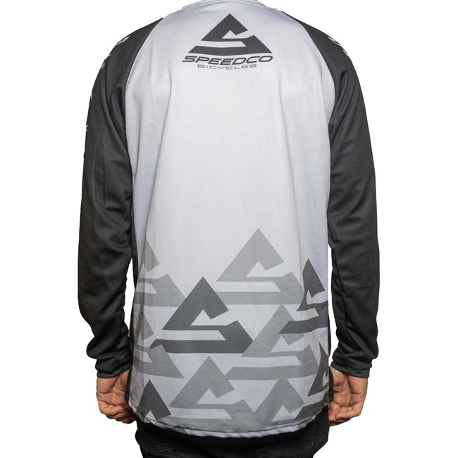 SpeedCo BMX Race Jersey-Black/Grey - 2