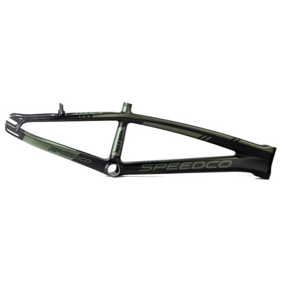 SpeedCo Velox v3 Carbon BMX Race Frame-Matte Green