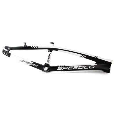 SpeedCo Velox v3 Carbon BMX Race Frame-Matte White