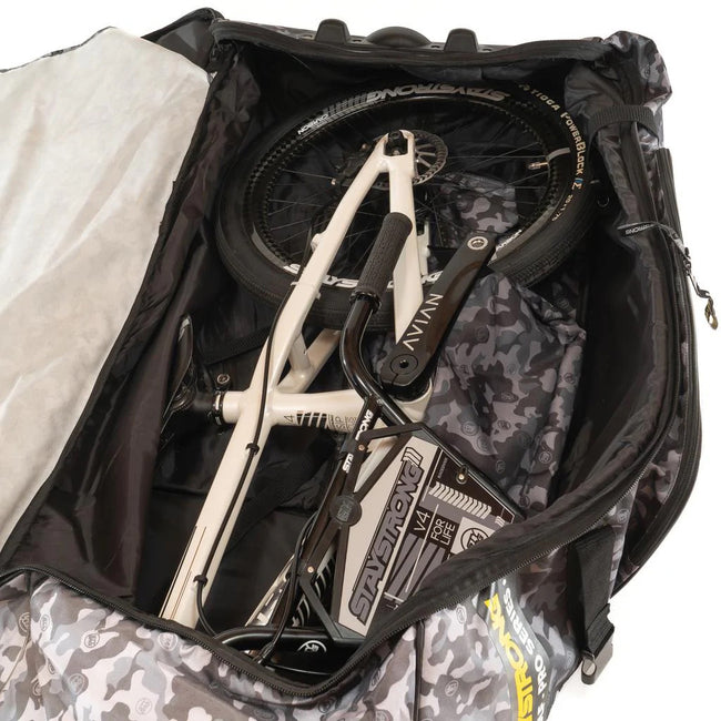 Stay Strong Golf Pro Series v2 Travel Bag-Black/Grey Camo - 2