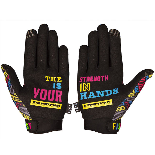 Stay Strong x Fist Stength In Your Hands BMX Race Gloves - 2