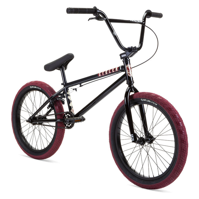 Stolen Casino 20.25&quot;TT BMX Freestyle Bike-Black/Red - 2