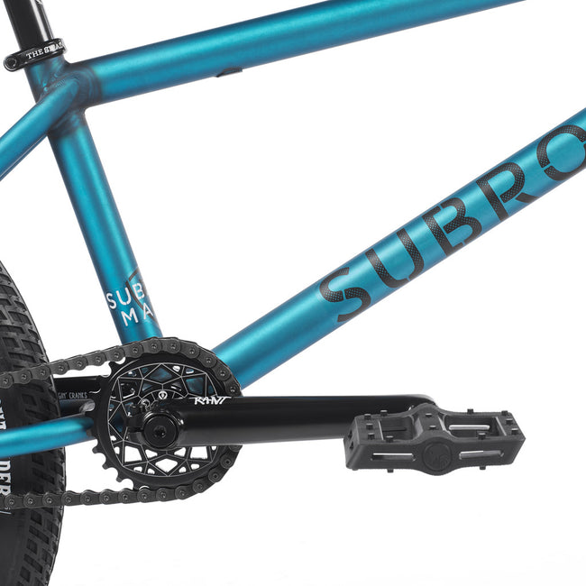 Subrosa Malum 21&quot;TT BMX Freestyle Bike-Matte Trans Teal - 8