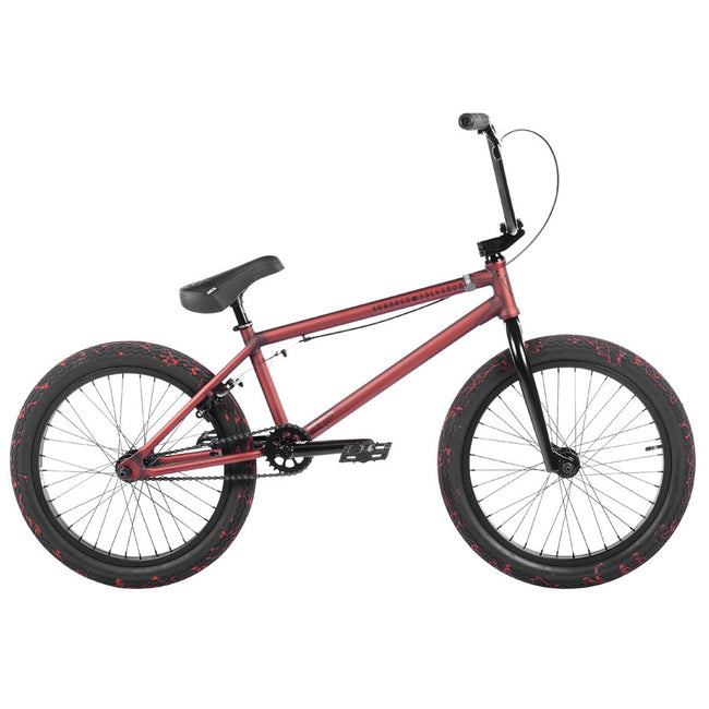 Subrosa Salvador 20.5&quot;TT BMX Freestyle Bike-Matte Trans Red - 1