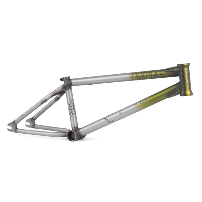 Subrosa Rose BMX Freestyle Frame-Trans Green Fade - 1