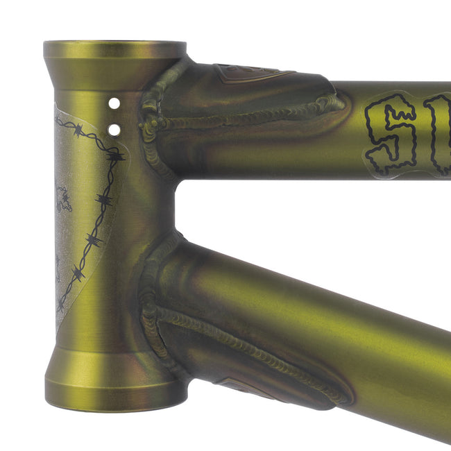 Subrosa Rose BMX Freestyle Frame-Trans Green Fade - 4