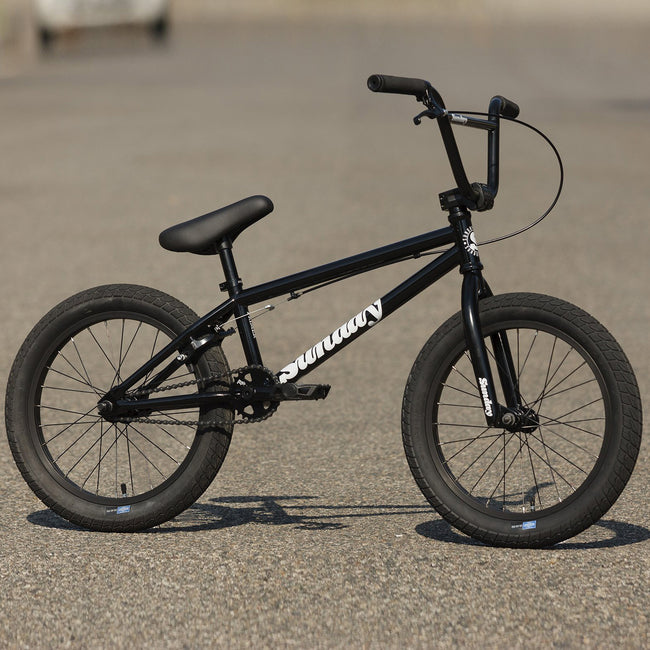 Sunday Primer 18&quot; BMX Freestyle Bike-Gloss Black - 2