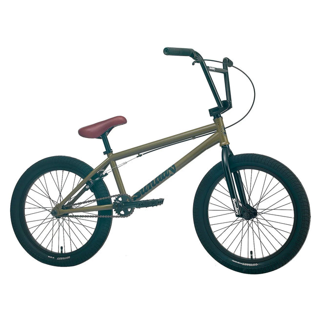 Sunday Scout 21&quot;TT BMX Freestyle Bike-Matte Army Green - 1