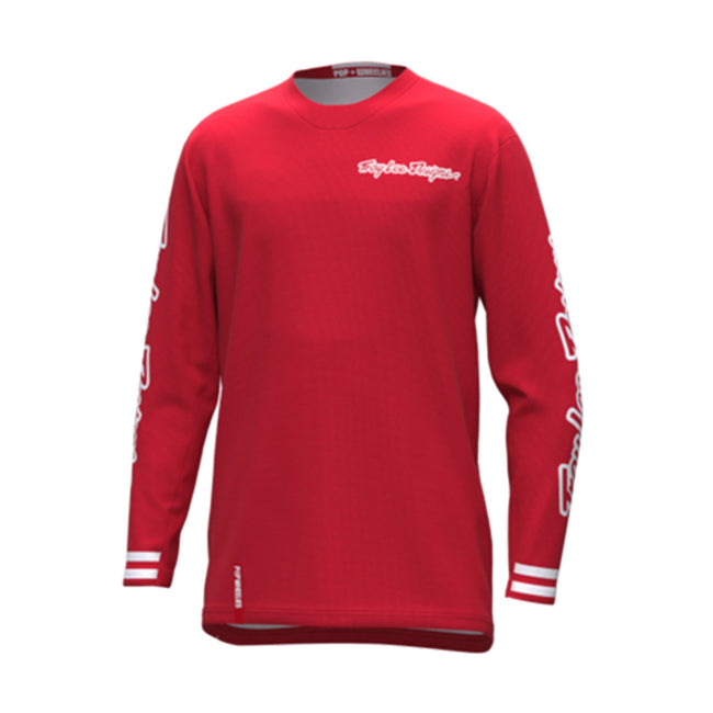 Troy Lee Designs GP Mono BMX Race Jersey-Red - 1