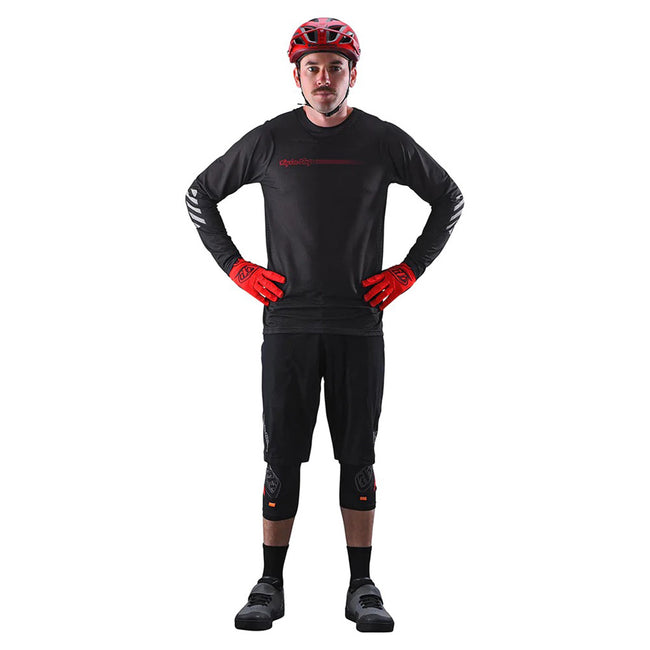 Troy Lee Designs Skyline Air Channel LS BMX Race Jersey-Carbon - 3