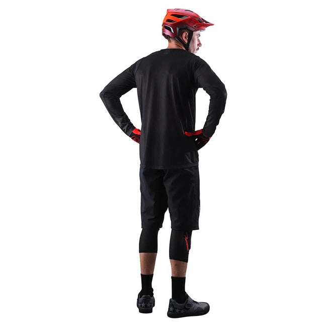 Troy Lee Designs Skyline Air Channel LS BMX Race Jersey-Carbon - 5