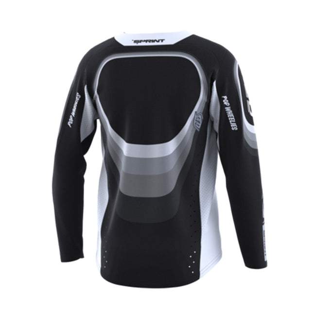 Troy Lee Designs Sprint BMX Race Jersey-Reverb Black - 2