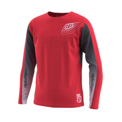 Troy Lee Designs Sprint BMX Race Jersey-Richter Race Red