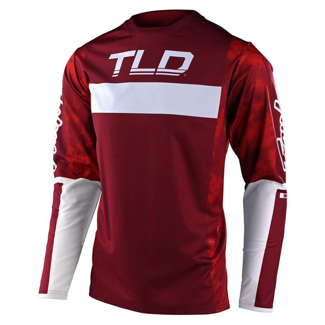 Troy Lee Designs Sprint Dyeno BMX Race Jersey-Burgundy - 1