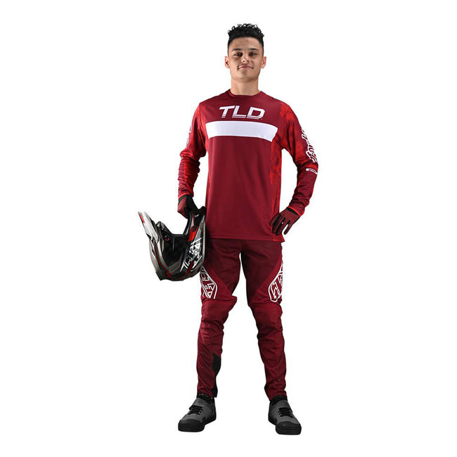 Troy Lee Designs Sprint Dyeno BMX Race Jersey-Burgundy - 4