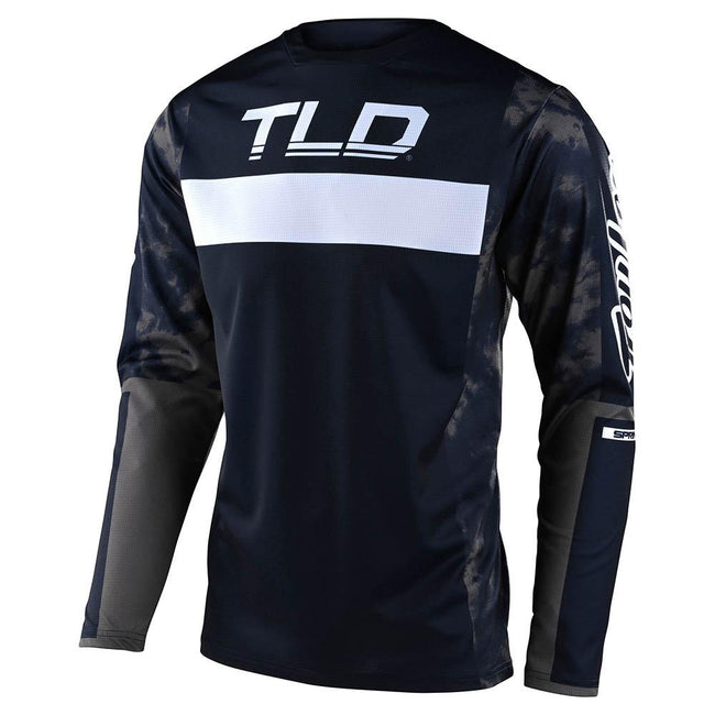 Troy Lee Designs Sprint Dyeno BMX Race Jersey-Navy/Gray - 1