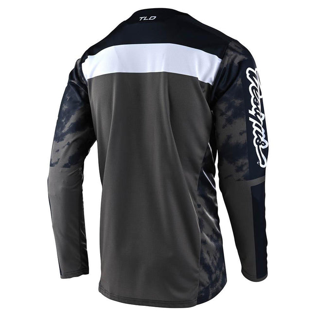 Troy Lee Designs Sprint Dyeno BMX Race Jersey-Navy/Gray - 2