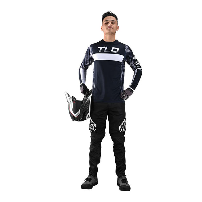 Troy Lee Designs Sprint Dyeno BMX Race Jersey-Navy/Gray - 3